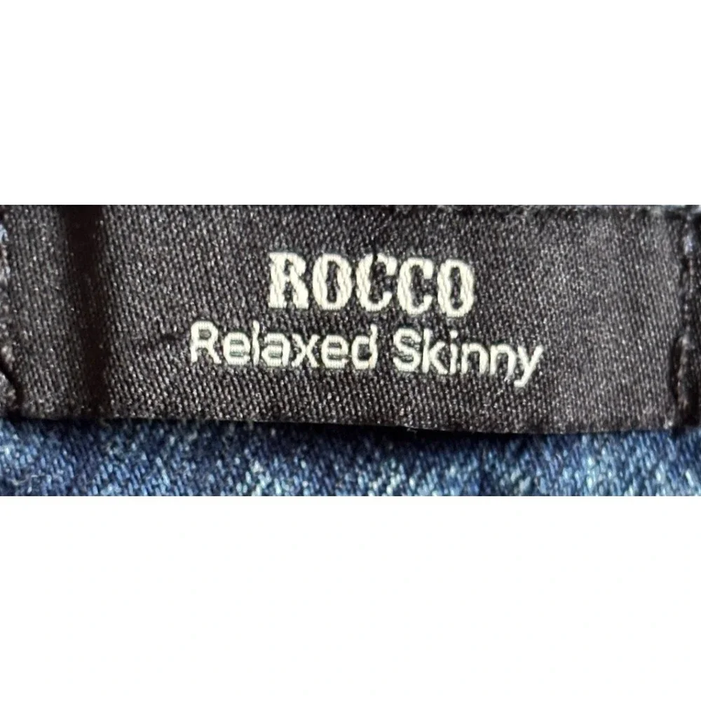 True Religion Rocco Shorts Mens 40 Flap Pocket Contrast Stitch Denim Skinny‎